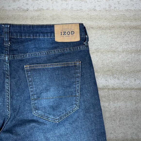 Vintage Izod Jeans Dark Wash Comfort Stretch Relaxed Fit Denim Y2K - Picture 3 of 4